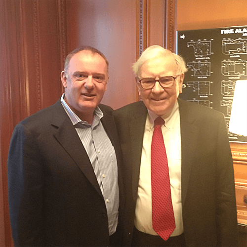 Gerry MaCaughey with Marren Buffett